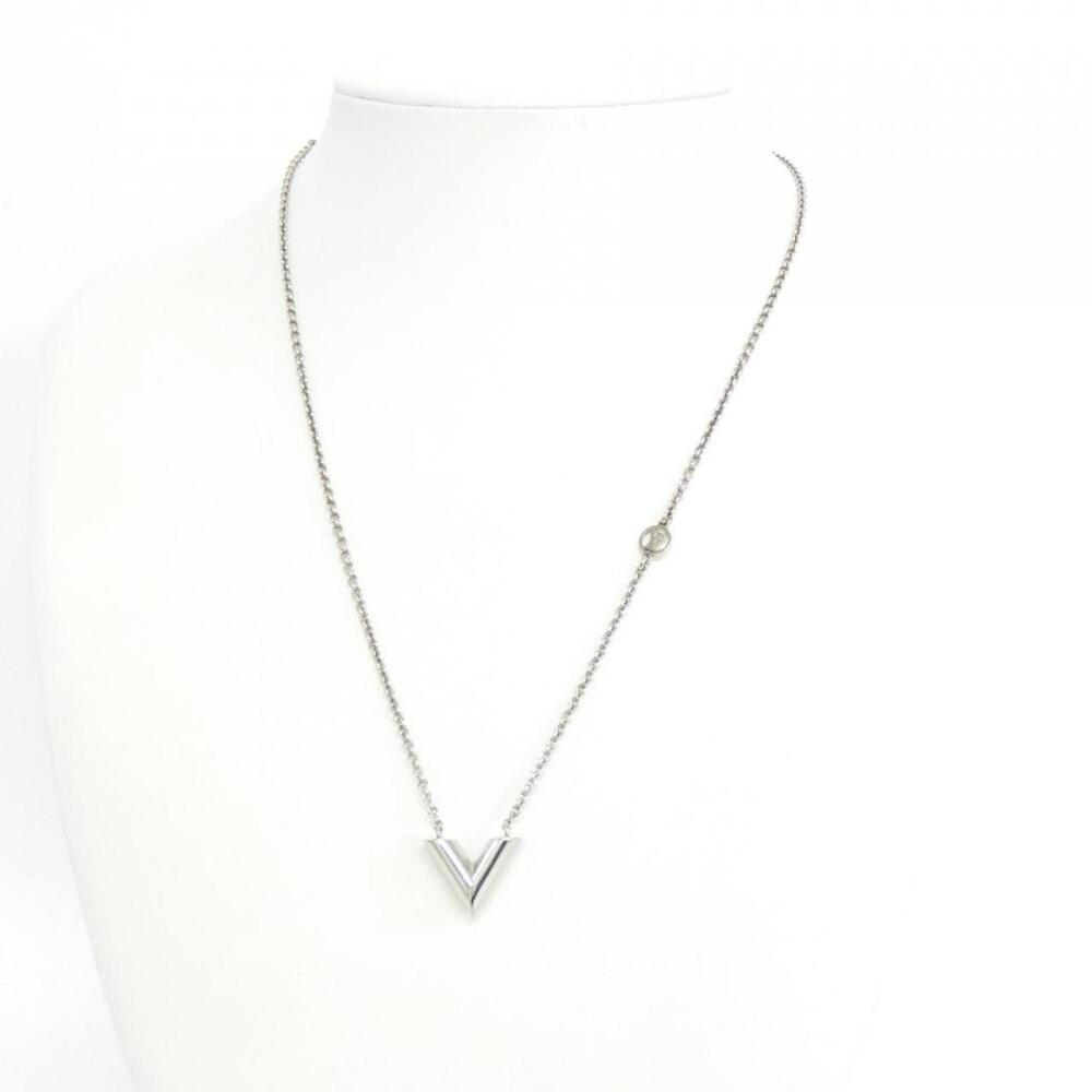 LOUIS VUITTON Silver Necklace - Picture 8 of 8
